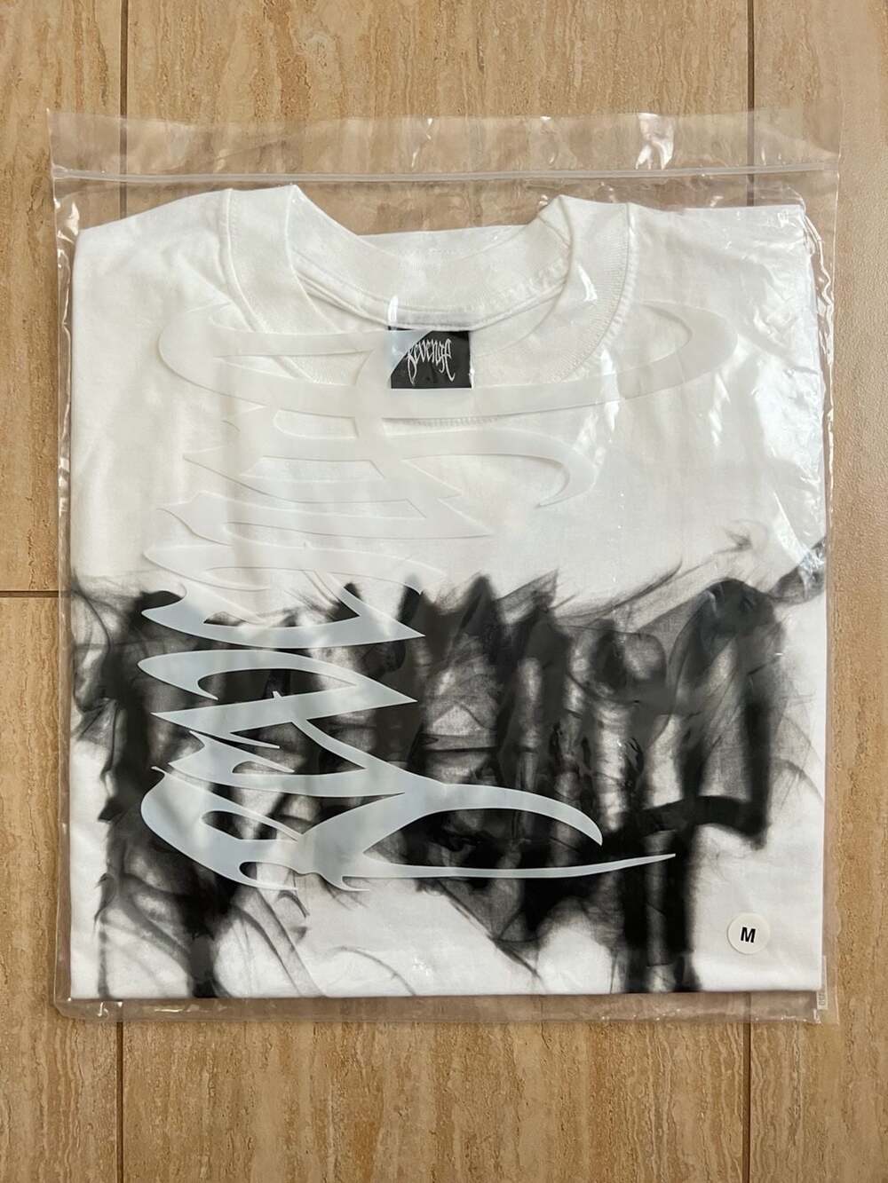 Revenge Smoke Lightning Logo Tee White Size M
